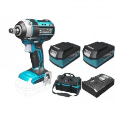 Dedra Set Masina de insurubat cu impact 280Nm prindere patrat 1/2 cu 2 acumulatori Li-Ion 18V 5.0Ah incarcator rapid 125W si geanta de transport